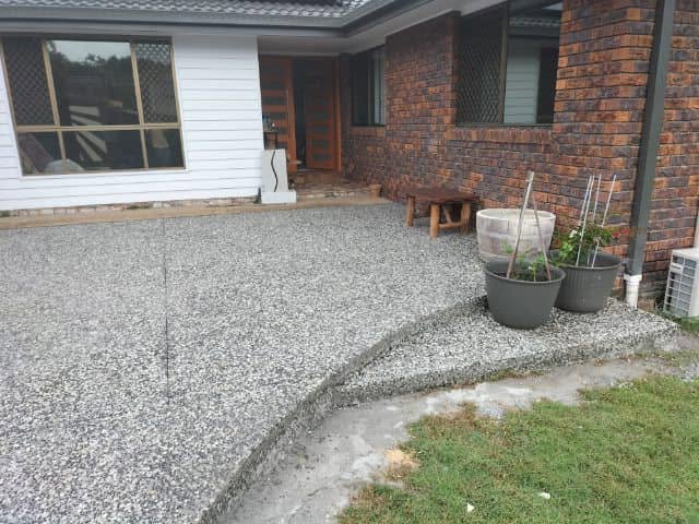 Exposed Aggregate Patio